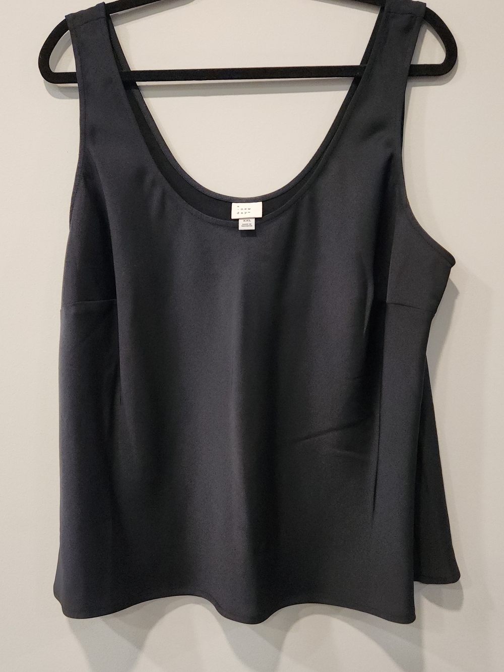 a new day Black Scoop Neck Tank Top